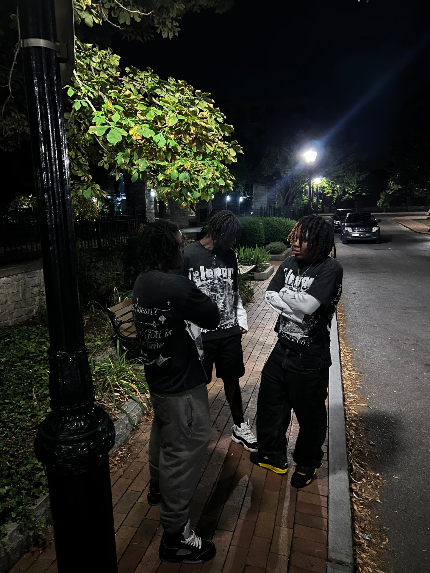 Boxy oversized double layer Tee|